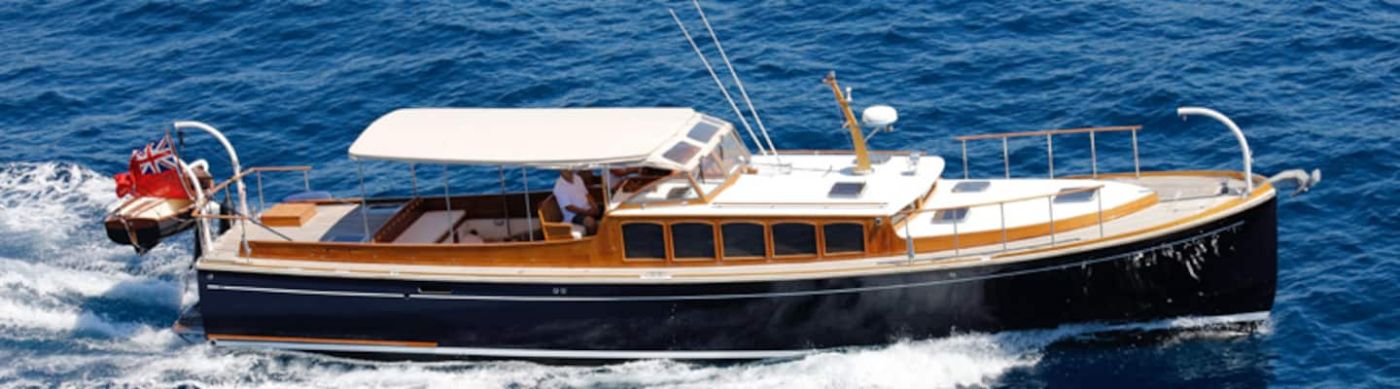 15 m classic motor yacht with skipper