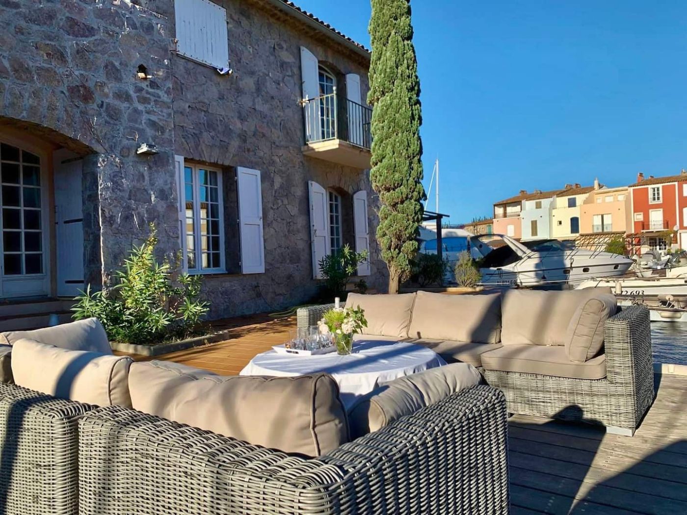 Canal house with private mooring – Port Grimaud